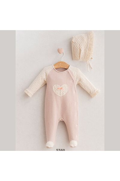 Tongs Baby Cheerful Lace Jumpsuit 5360 Dusty Rose