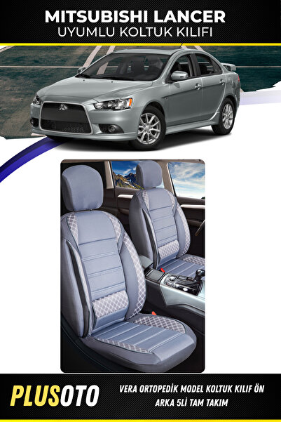 PlusOto مجموعة أغطية مقاعد السيارة المدخنة المتوافقة مع سلسلة Vera من Mitsubi...
