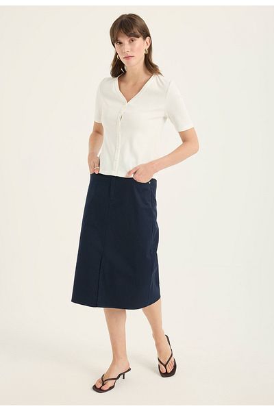 Masha Kate Cardigan tricotat cu nervuri
