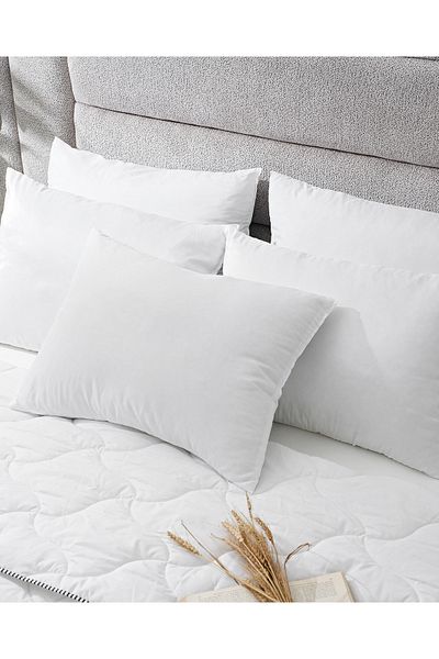 YASÜ 5 Pieces Silicone Pillow 800 Gr Microfiber Fabric Silicone Fiber Filled Home Hotel 5-Piece Dowry Pillow
