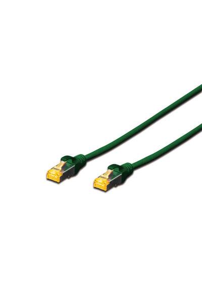 Assmann كابل سلك التصحيح الأخضر Digitus DK-1644-A-010/G 1 Mt CAT6A AWG26/7 LS...