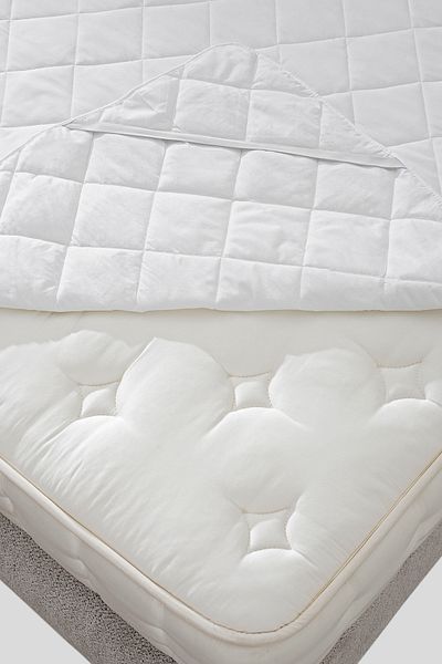 YASÜ Quilted Corners Elastic Mattress Protector Sleeping Pad Silent Mattress Home Hotel 4 Corner Fitted Sheet
