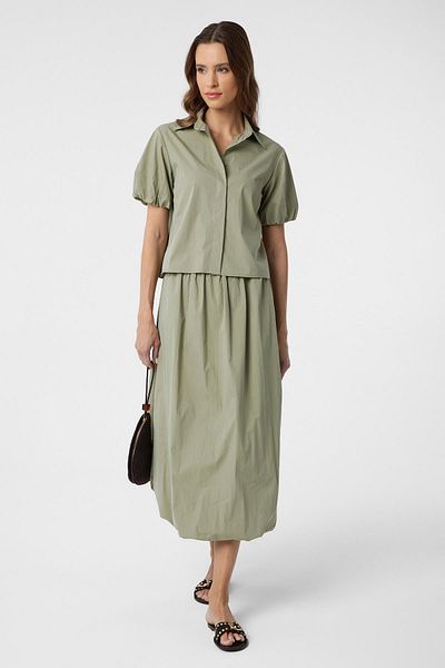 Antioch Green Balloon Sleeve Women's Shirt