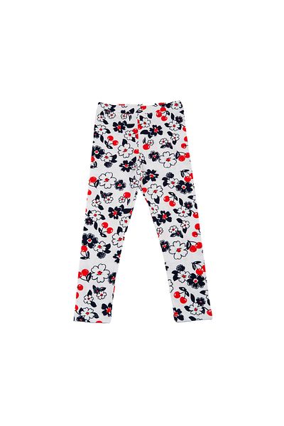 LOVETTI Girl's Lacquer Flower Red Cherry Pattern Tights