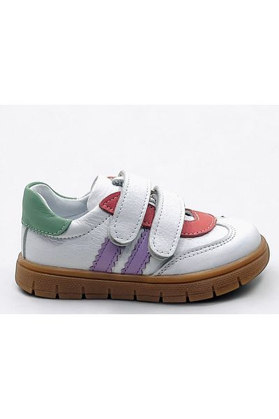 Perlina Leather and Orthopedic Sole Girls Shoes