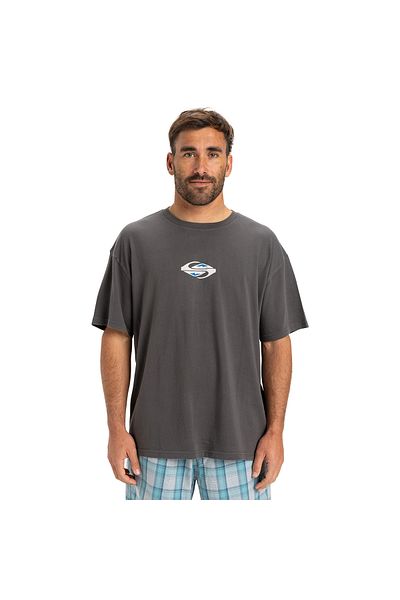 Quiksilver Gh Qs Global Heat Erkek Gri Günlük Stil T-Shirt EQYZT08021-KRP0