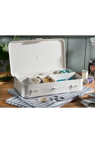 M.C Coco Gaten Organizer Box Soft Ecru - 21X12,5X4,5 cm