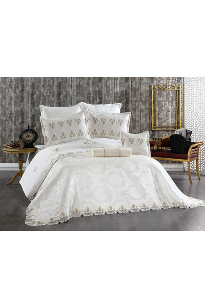 Madamca YATAK ÖRTÜSÜ-F-47- 4 PARÇA