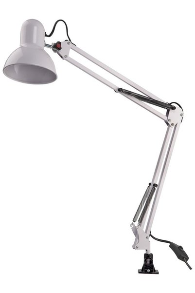 Noas YL86-1210 Münih Mengeneli Metal Gövdeli Masa Lambası Beyaz