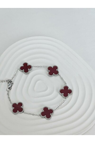 Roya Happiness 5'Lİ YONCA BİLEKLİK ZİRKON TAŞLI ALTIN GÜMÜŞ RENK ÇELİK KARARM...