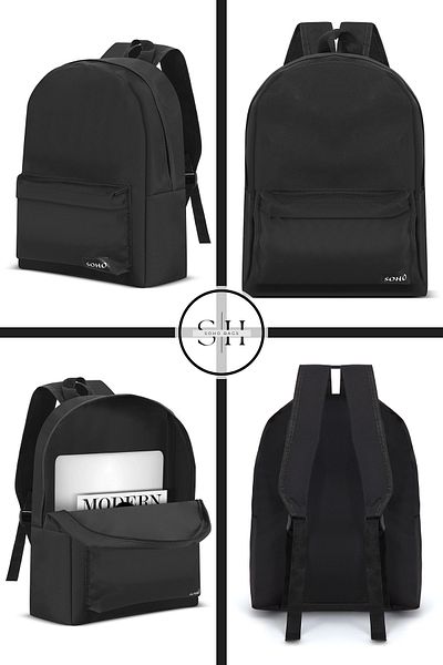 SOHO Original Unisex Multi-Compartment Ultra-Light Comfort Model School Backpack for Primary School Middle School and High School