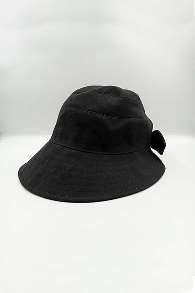 MYZİ STORE Bow Detailed Bucket Women's Visor Hat (Size Adjustable)