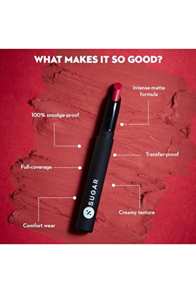 SUGAR Cosmetics Matte Attack - Transferproof Lipstick - 11 The Blush Eyed Peas (PINK BLUSH NUDE) -