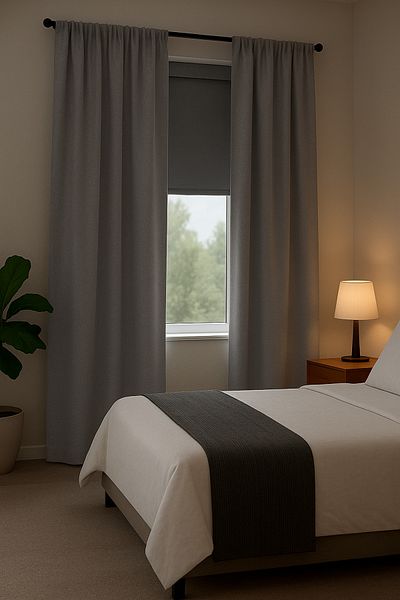 Karasi Blackout Curtain Sleep Like Day, Sleep Like Night, Relax Like Night! Light and Heat Proof