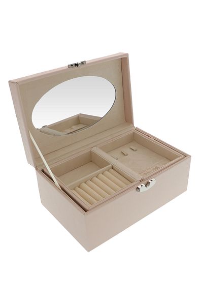 GiftExpress Double jewelry bag: Pink Pearl