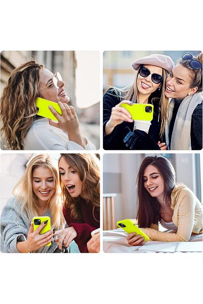 Generic Silicone Case Cover Compatible with iPhone 14 6.1 inch , Ultra Slim Fit with Full Body Protection