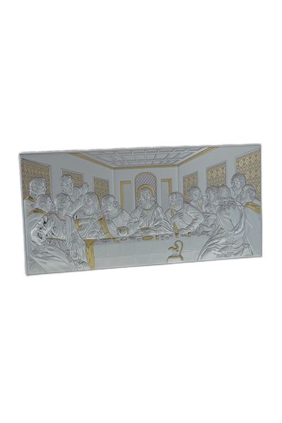 GiftExpress Icoana Exclusivista argintata Cina cea de Taina 39cm