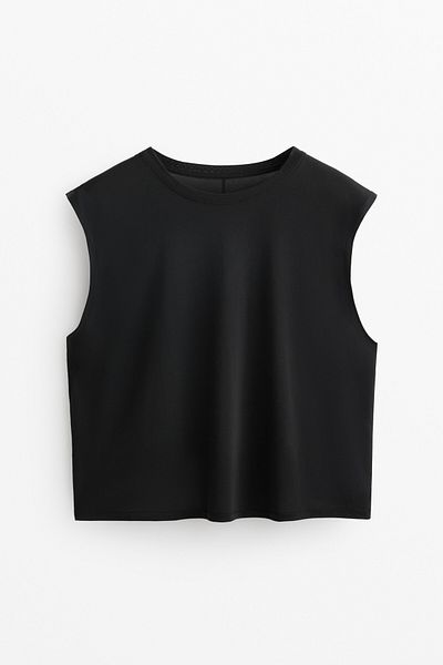 Oysho Modal blend sleeveless T-shirt