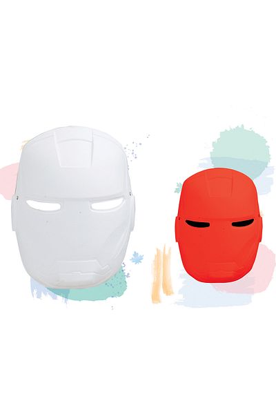 VİVA Puti Paintable Cardboard Mask Iron Man