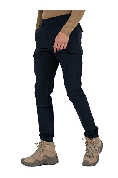 Combat Tactical Taktik Trekking Kargo Cepli Outdoor Pantolon Lacivert-511
