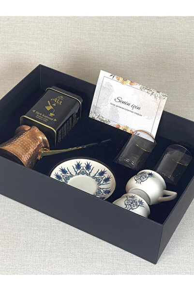 Şekerdavet Hediye Kutusu Seti ,Kahve Fincanlı Anneler Günü, Kadınlar Günü, Öğ...