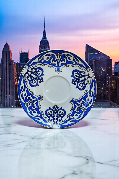 e-meta Kütahya Özel Günler İçin 6 Kişilik Kahve Seti - 12 Parça Porselen Fincan Takımı - Hediyelik