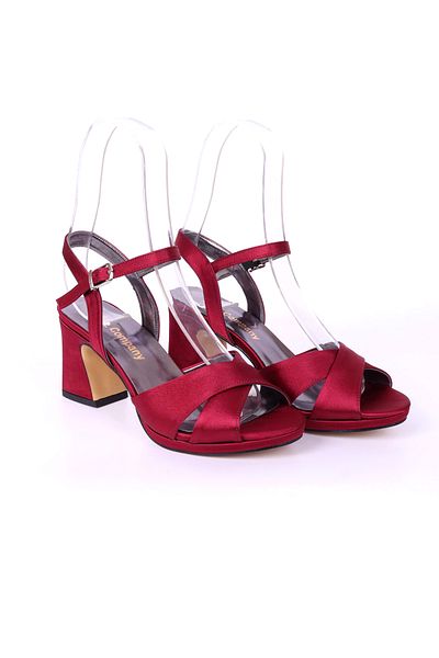 E&L Company 7cm Burgundy Cherry Rotten Satin. Running Is Guaranteed.