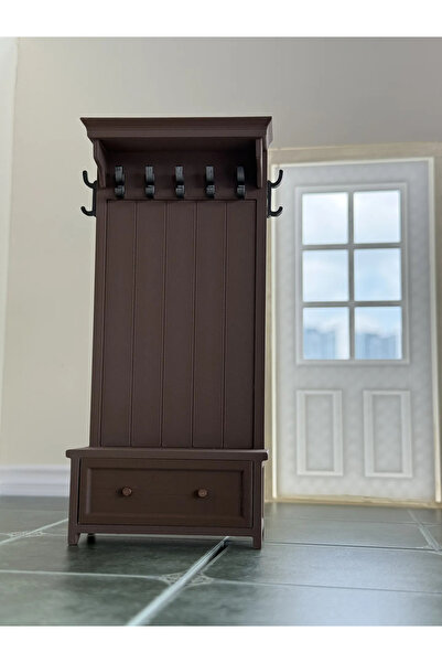 CharmFancy 10Cm 1/12 Ölçek Vestiyer Giriş Askılığı Minyatür Diorama Eşya Akse...