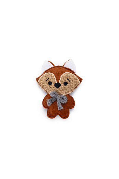 Beeztees Cat Toy, Fox, with Kediot, Red, 11X9Cm Drstr