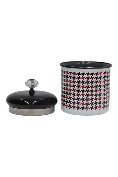 PR HOME Forte Black Enamel Spice Jar Medium Size 12 cm