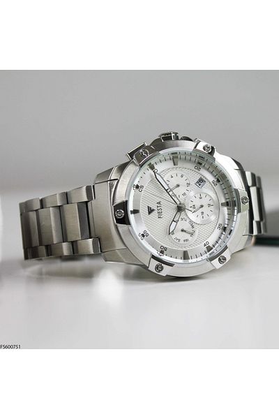 Fiesta Fs600751 Men's Wrist Watch with Steel Cord