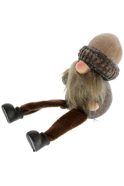 GiftExpress Brown Elf Figurine Textile Legs