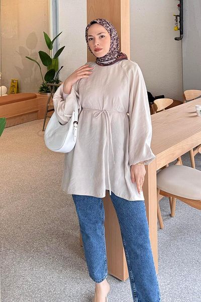 lamelif Tunic Stone with Belt