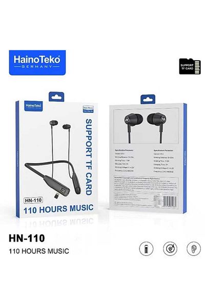 haino teko germany HN110 Bluetooth Headphones with 110 Hours of Music Playback, High Sound Quality and Ultra-Clear Microphone