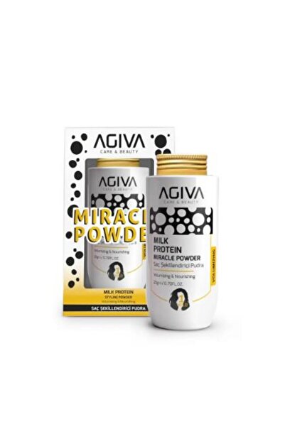 Agiva Beauty Care Milk Protein Saç Şekillendirici Pudra Wax 20 gr