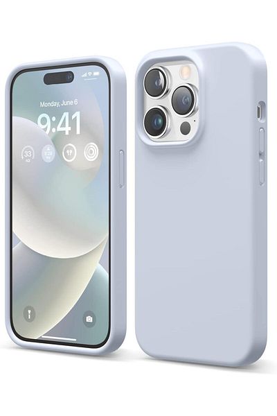 Generic Silicone Case Cover Compatible with iPhone 14 Pro 6.1 " , Ultra Slim Fit with Full Body Protection