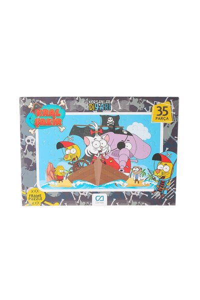 CA Games CAFRM-5049-5050 Kral Şakir Frame Puzzle 35 Parça