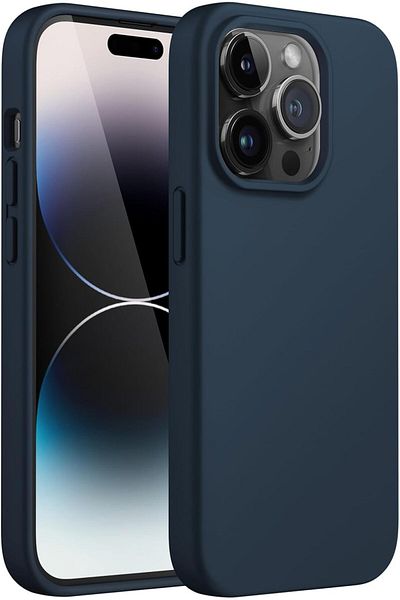 Generic Silicone Case Cover Compatible with iPhone 14 Pro 6.1 " , Ultra Slim Fit with Full Body Protection