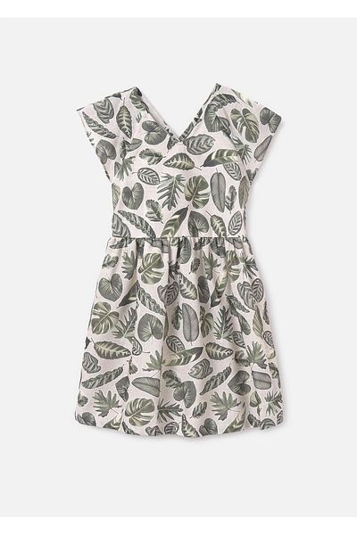 MAYORAL Rochie imprimata pentru fete verde 6991
