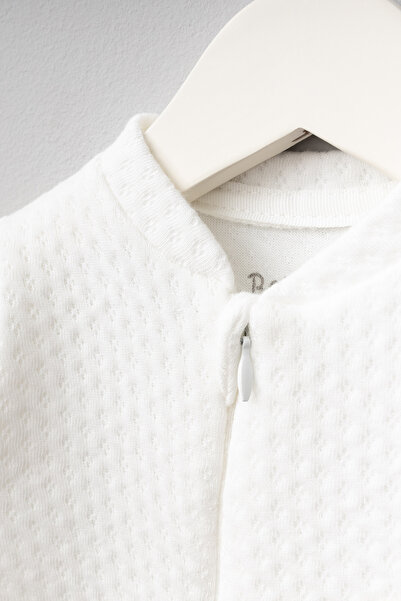 Bebitof Cute Squirrel Patterned Cotton Baby Quilted Jumpsuit