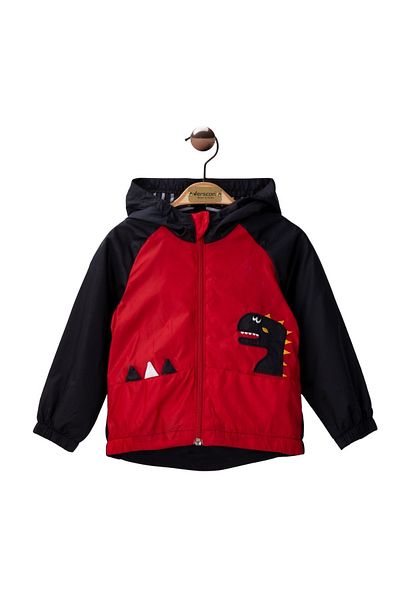 Verscon Children's Hooded Zipper Closure Waterproof Raincoat