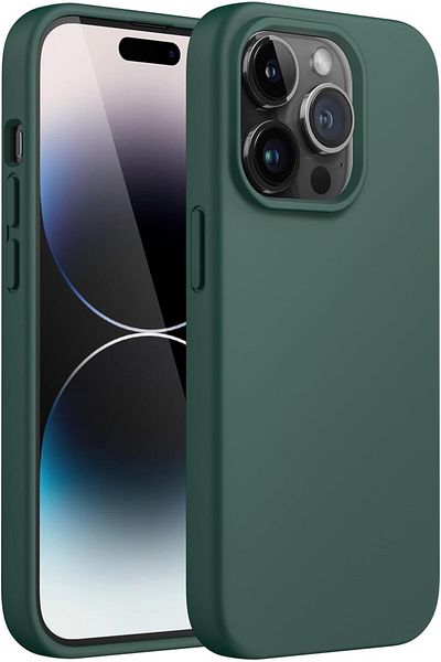 Generic Silicone Case Cover Compatible with iPhone 14 Pro 6.1 " , Ultra Slim Fit with Full Body Protection