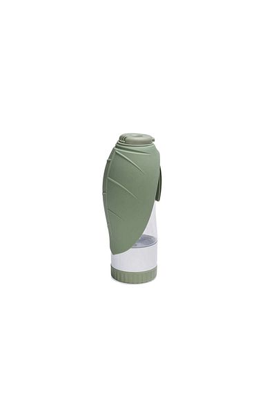 Beeztees Dog Travel Water Bottle, Treat Container, Silicone, Various Colors, 25X9X9Cm, 600ml Svlrs