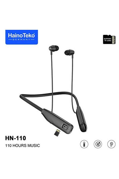 haino teko germany HN110 Bluetooth Headphones with 110 Hours of Music Playback, High Sound Quality and Ultra-Clear Microphone