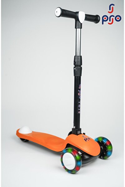 PRO Toys Işık/Ledli Üç Teker Yükseklik Ayarlanabilir ve Katlanabilir Fren Sis...