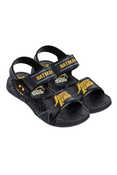 Twigy Liga Da Justica Icon Kids Sandals - Black 27/35