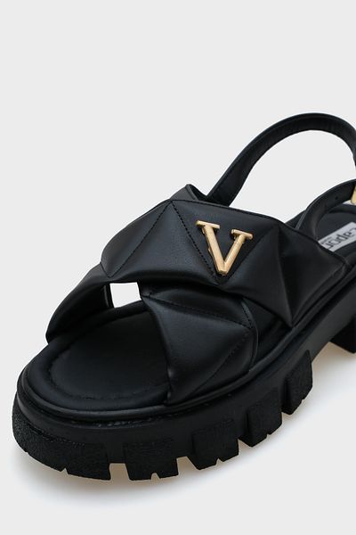 Capone Outfitters Sandale de damă Chiquita cu talpă groasă cu curele la gleznă
