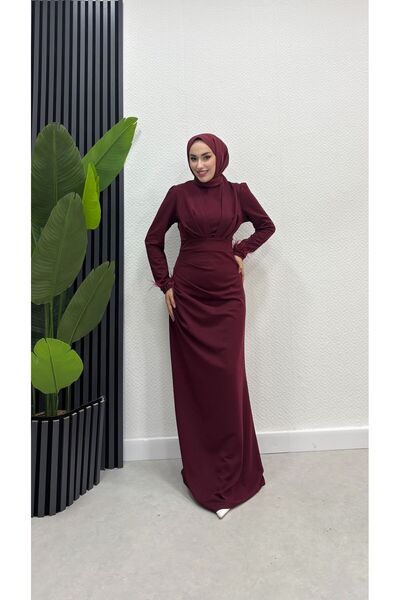 moda zeynaa Beste çift örme krep tesettür elbise