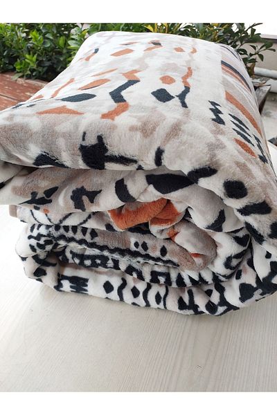 TEKSTİLCİ Aktarteks Sarar 4kg Double Blanket 200X240 Thick Product Embossed
