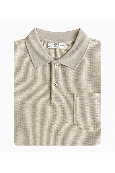 SÜVARİ Cavalerist Loose Cut Pocket Dobby Soft Textured T-Shirt